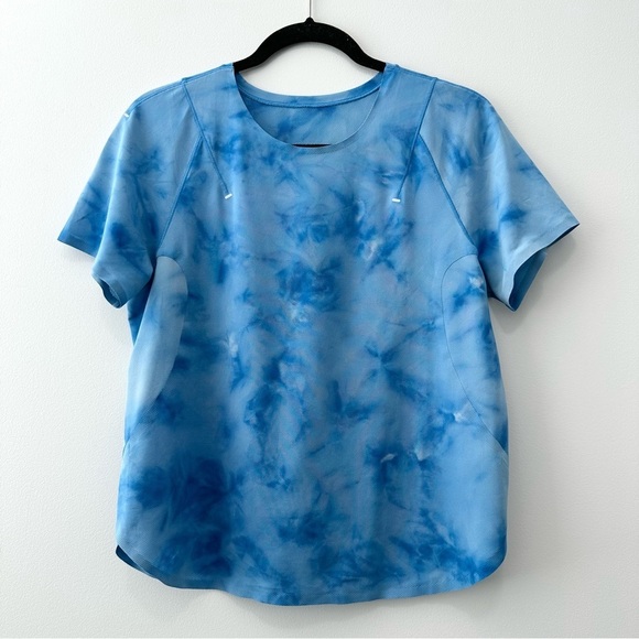 lululemon athletica Blue Tie-Dye Short Sleeve Tee - Picture 3 of 14